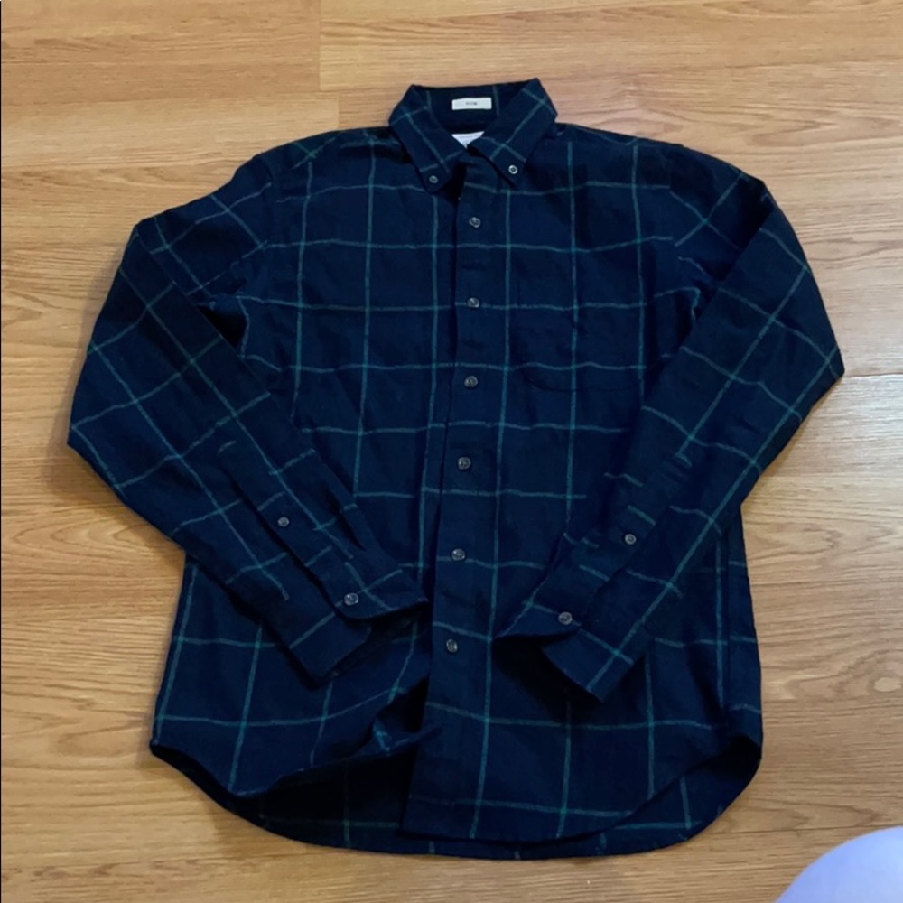 J crew slim flannel button up